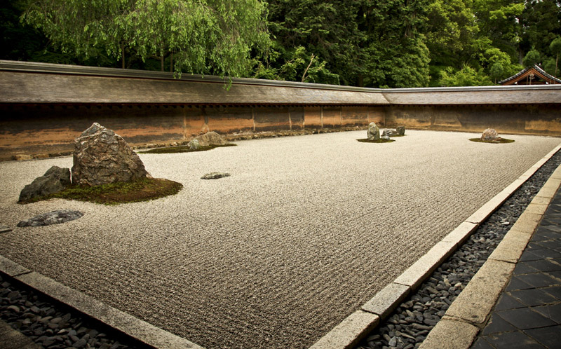 Сад камней храма Рёандзи, Япония